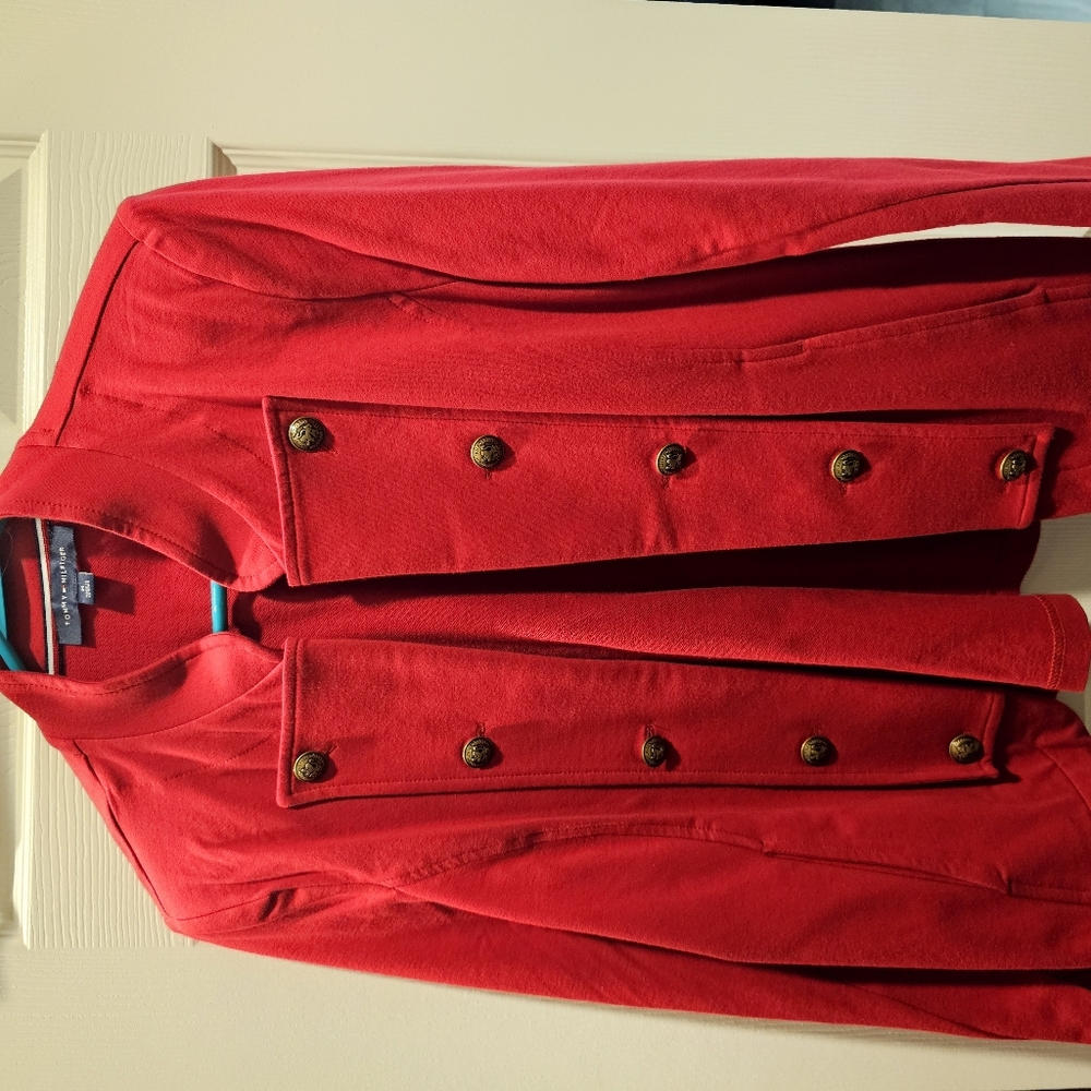 Tommy Hilfiger Women's Med Jacket red